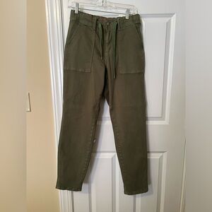 Judy Blue drawstring joggers. Sage green. Size 7/28.